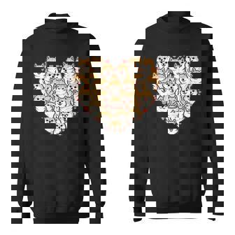 面白いtシャツ 柴犬 ハート イヌ わんこ メンズ 犬好き グッズ かわいい おもしろ 面白い 服 ネタ スウェットシャツ - Kawaiitshirt