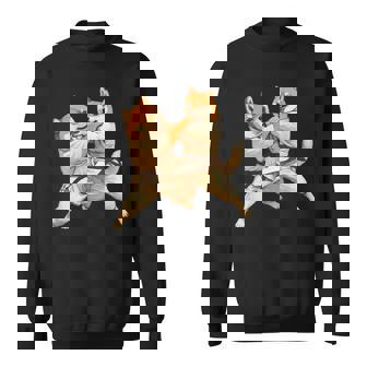 面白いtシャツ 柴犬 柔道 イヌ わんこ メンズ 犬好き グッズ かわいい おもしろ 面白い 服 ネタ 犬 スウェットシャツ - Kawaiitshirt