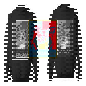 面白いtシャツ 犬 チワワ わんこ メンズ レディース オリジナル おもしろ グッズ 面白い 夏 服 ネタ スウェットシャツ - Kawaiitshirt