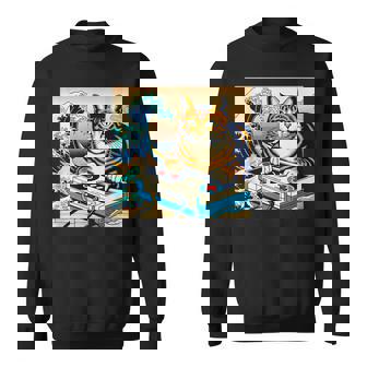 面白いtシャツ 猫 ネコ ゲーム ゲーマー メンズ 猫好き グッズ おもしろ 面白い 服 ネタ 猫の下僕 スウェットシャツ - Kawaiitshirt