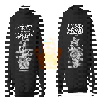 面白いtシャツ 猫 ネコ バカも休み休み 猫好き グッズ おもしろ 面白い 服 ネタ にゃんこ 猫の下僕 スウェットシャツ - Kawaiitshirt