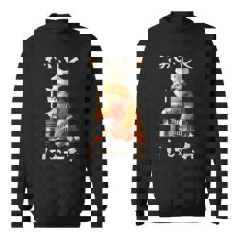 面白いtシャツ 猫 ネコ メンズ 猫好き グッズ おもしろ 面白い 服 ネタ にゃんこ 猫の下僕 料理 調理 スウェットシャツ - Kawaiitshirt