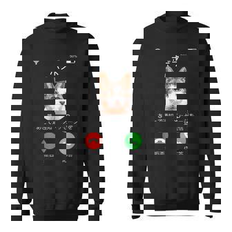 面白いtシャツ 猫 着信 ネコ にゃんこ メンズ 猫好き グッズ かわいい おもしろ 面白い 服 ネタ スウェットシャツ - Kawaiitshirt