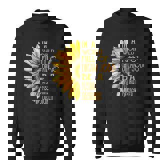 面白いひまわり柄シャツ 花柄デザイナーシャツ スウェットシャツ - Kawaiitshirt