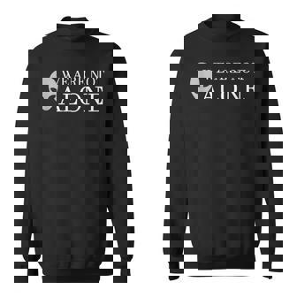 面白いエイリアン地球外ufo We Are Not Alone スウェットシャツ - Kawaiitshirt