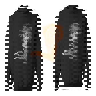 面白いオランウータン スウェットシャツ - Kawaiitshirt