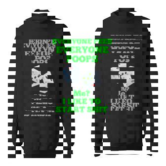 面白いカジノギフト、面白いうんちギフト、うんちとおしっこユーモア 長袖tシャツ スウェットシャツ - Kawaiitshirt