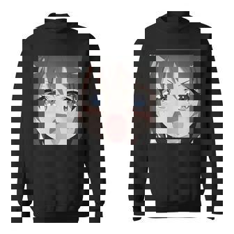 面白いカワイイガール 日本アニメ オタク スウェットシャツ - Kawaiitshirt