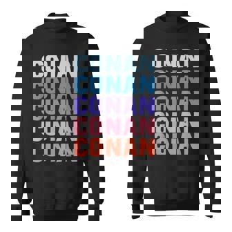 面白いギフト名 コナン 名入れ名 スウェットシャツ - Kawaiitshirt