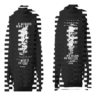 面白いクラシカルギリシャ語引用 ディオゲネスからアレクサンダーへ The スウェットシャツ - Kawaiitshirt