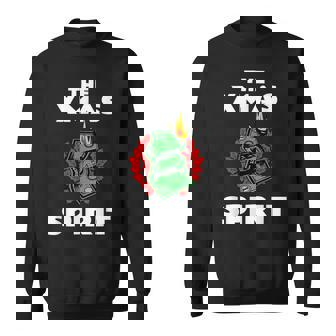 面白いクリスマス「The Xmaspirit」グラフィック スウェットシャツ - Kawaiitshirt