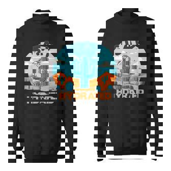 面白いサボテンの水やり-水分補給 スウェットシャツ - Kawaiitshirt