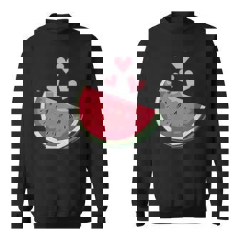 面白いスイカ ハワイアンビーチバケーション ラブスイカ スウェットシャツ - Kawaiitshirt