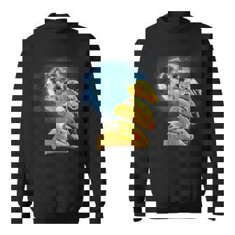 面白いタコスシャツ – タコス好きのタコスハウリングアットザムーン スウェットシャツ - Kawaiitshirt