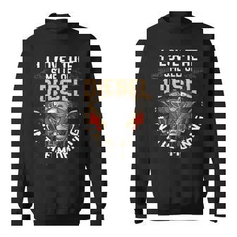 面白いディーゼルメカニックシャツ I Love Themell Of Diesel スウェットシャツ - Kawaiitshirt