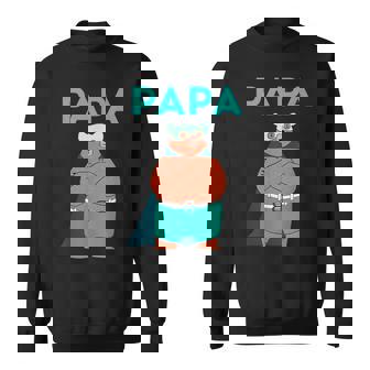 面白いパパベアシャツ I 父の日誕生日ギフト スウェットシャツ - Kawaiitshirt