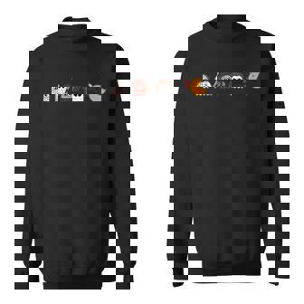 面白いパロディ ハロウィンゲーマー 80年代ホラー映画 スウェットシャツ - Kawaiitshirt