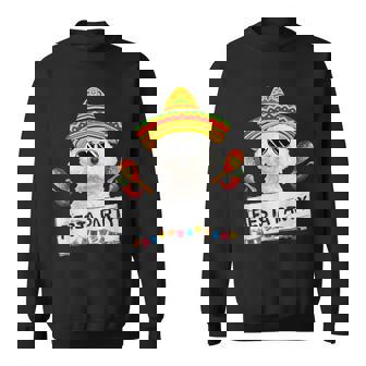 面白いパーティー かわいいビション・フリーゼ ソンブレロ サングラス スウェットシャツ - Kawaiitshirt