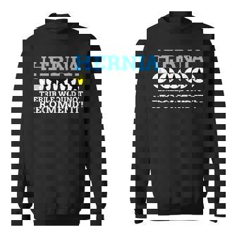 面白いヘルニア スウェットシャツ - Kawaiitshirt