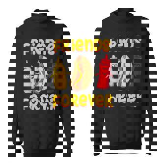 面白いホットドッグソーセージ ケチャップ&マスタード I ホットドッグ スウェットシャツ - Kawaiitshirt