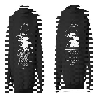 面白いマムート石器時代の氷河期デザイン 先史時代のデザイン 長袖tシャツ スウェットシャツ - Kawaiitshirt