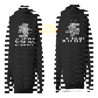 面白いロシア語 Not Today ロシア語の言葉 スウェットシャツ - Kawaiitshirt