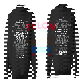 面白い反トランプ・フェロン・アルカトラズ スウェットシャツ - Kawaiitshirt