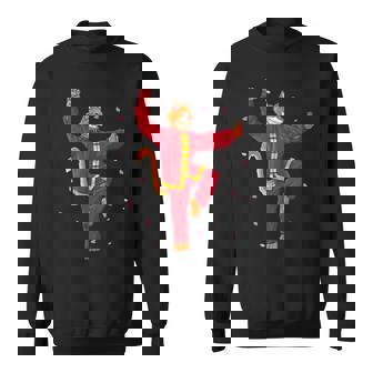 面白い太極拳 猫 武道 ヨガ 瞑想 スウェットシャツ - Kawaiitshirt