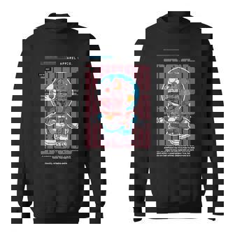 面白い日本のアニメスタイルアート ビンテージアニメ ロボットアートアニメ スウェットシャツ - Kawaiitshirt