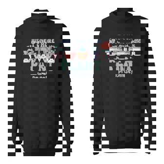 面白い植物の言葉 かわいい多肉植物 スウェットシャツ - Kawaiitshirt