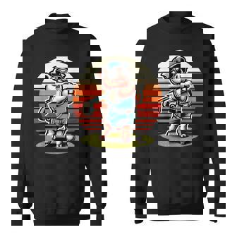 面白い豚ゴルファークールなゴルフスポーツクラブデザイン。 スウェットシャツ - Kawaiitshirt