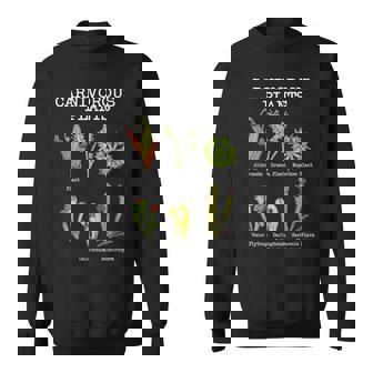 食虫植物 種 サラセニア ハエトリグサ スウェットシャツ - Kawaiitshirt