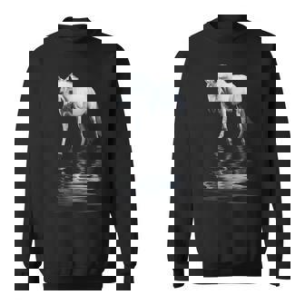 馬 動物 モチーフ アート 馬 スウェットシャツ - Kawaiitshirt