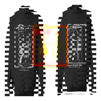 魔法のは、悪魔バフォメット悪魔と踊ってみましょうおかしい スウェットシャツ - Kawaiitshirt