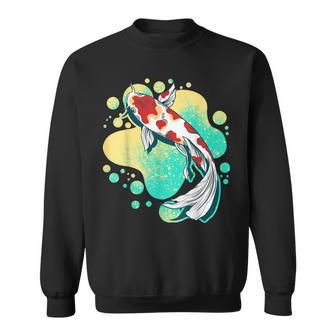 鯉 鯉 ジャパン 鯉 魚 エステ ベイパーウェーブ スウェットシャツ - Kawaiitshirt
