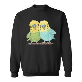 鳥 インコ かわいい ペット おもしろ 動物 イラスト スウェットシャツ - Kawaiitshirt