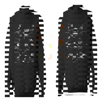 鳥モチーフガーデンバードバードソングバード おっぱい バンティングスズメ スウェットシャツ - Kawaiitshirt