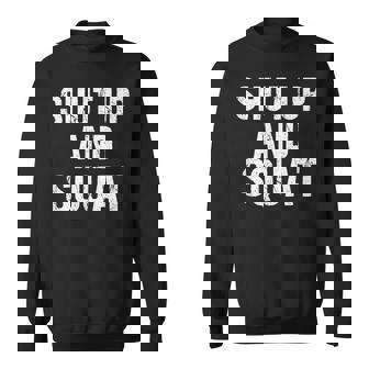 黙ってスクワット スウェットシャツ - Kawaiitshirt