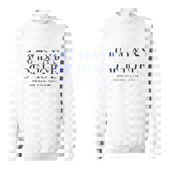 107 Days Of Hope Thank You Kamala 107 Days Kamala Harris Sweatshirt | Mazezy