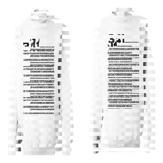 314 円周率の日 数学 非合理数 円周率 スウェットシャツ - Kawaiitshirt