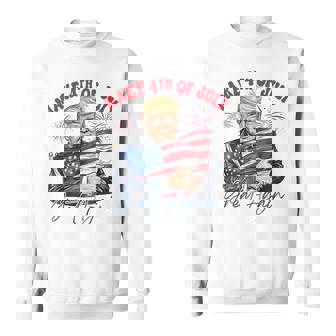Make 4Th Of July Great Again Trump Patriotic Usa Sweatshirt - Monsterry