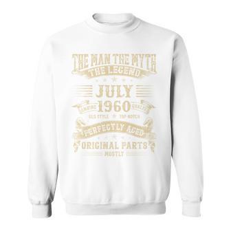 65歳の誕生日プレゼント 男性神話 1960年7月 長袖tシャツ スウェットシャツ - Kawaiitshirt