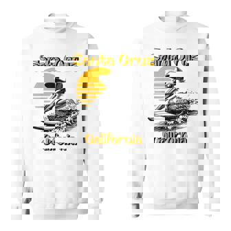 70S 80S Ca レトロ サーフィン ペリカン サンタクルーズ スウェットシャツ - Kawaiitshirt