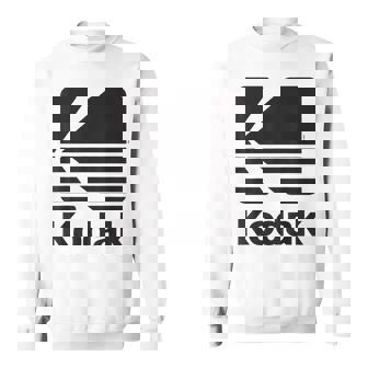 80年代ヴィンテージコダックロゴ ブラック スウェットシャツ - Kawaiitshirt