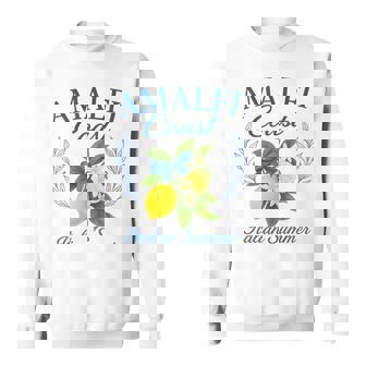Amalfi Coast Italienischeommer Italien Zitronen Kokettechleife Retro Sweatshirt - Geschenkecke