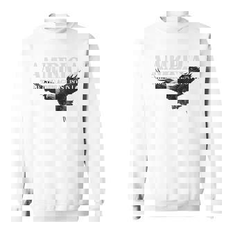 America Golden Age Patriotic Bald Eagle Sweatshirt | Mazezy