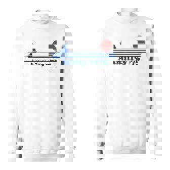 Amity 1975 Sunset Sailboat Sunrise Summer Ocean Vacation Sweatshirt | Mazezy