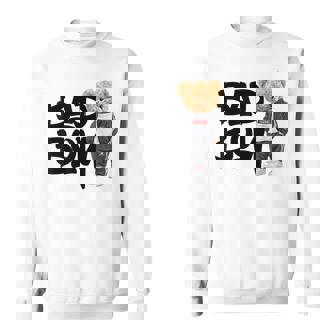 Angry Bad Boystyle、クールなテディベア、バッドボーイグラフィックデザイン。 スウェットシャツ - Kawaiitshirt