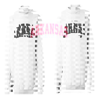 Arkansas Ar Vintage Athletic Sports Style 80S 90S Sweatshirt - Thegiftio