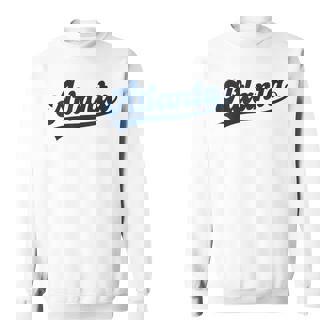 Atlanta Vintage Baseball Throwback Retro Atlanta Sweatshirt - Thegiftio UK